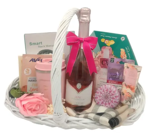 Rosé & Recharge Gift Basket